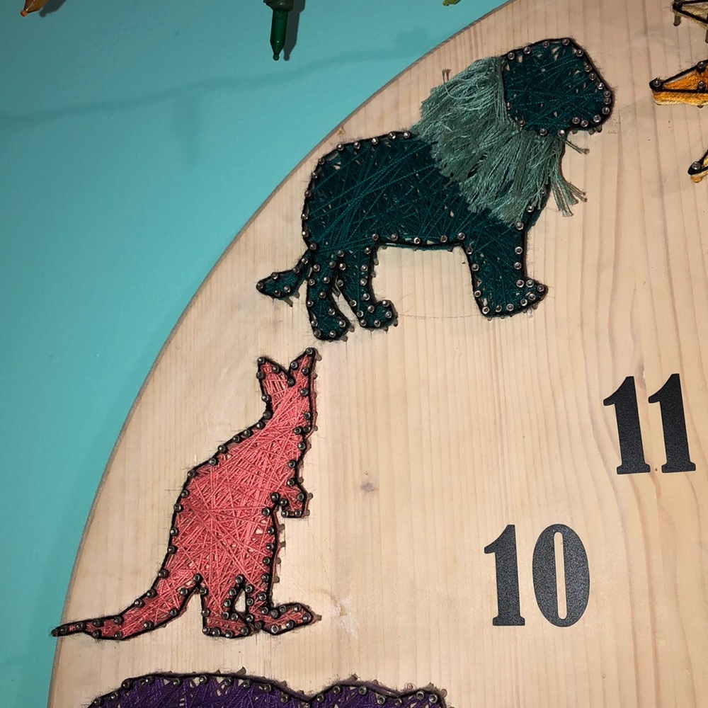 Animal string art clock - Picture 6 of 8